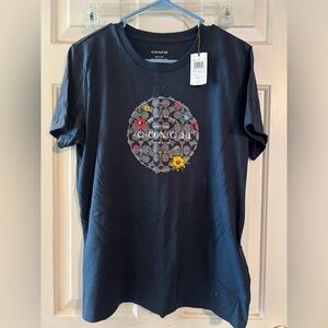 COACH T-shirt dark blue NWT